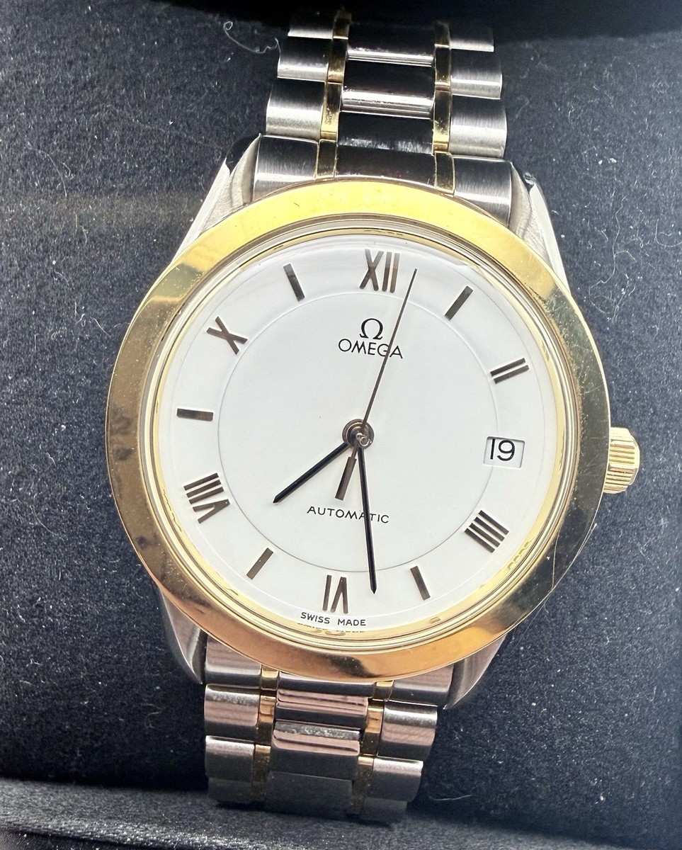 Omega Speedmaster Classic Heritage Auto White Dial 18k Bezel