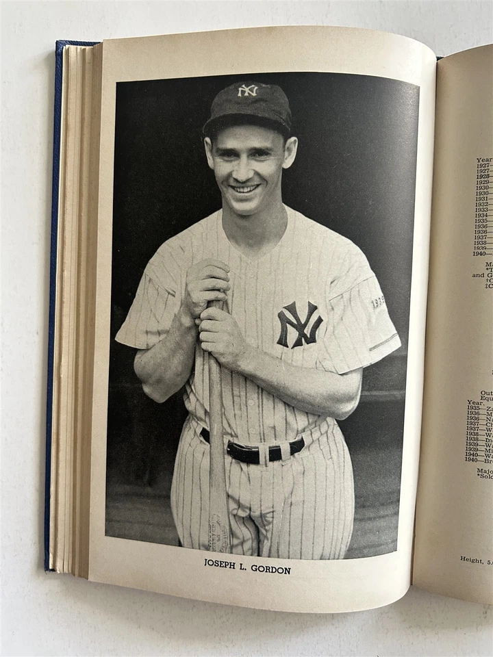 Registro de béisbol 1941 Yankees de Nueva York Joe Dimaggio Johnny tamaño Ted William Foto 3 de 4