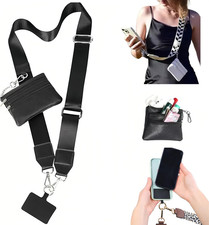 Crossbody Body Phone Holder for Women, New Phone Strap with Zippered Pouch, Adju