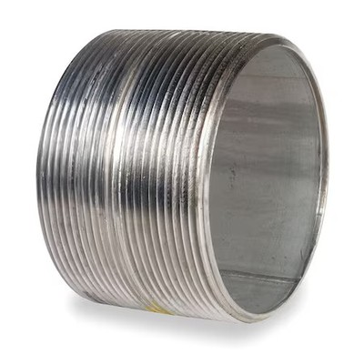 4'' Mnpt Close Tbe Stainless Steel Pipe Nipple Sch 40, T6bnl01