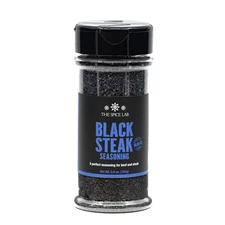 Black Steak Seasoning - Premium Charcoal Seasoning for Meat - Perfect for Chicke