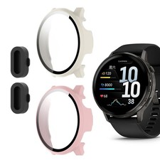 2 Pack for Garmin Venu 4 45mm Smartwatch Screen Protector Case, Full Coverage...