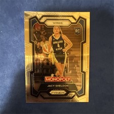 Panini 2024 Prizm Monopoly WNBA Jacy Sheldon #67 Dallas Wings Rookie Basketball