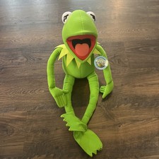 Nanco Kermit The Frog Vintage approximately 18" Plush Jim Henson's Muppets