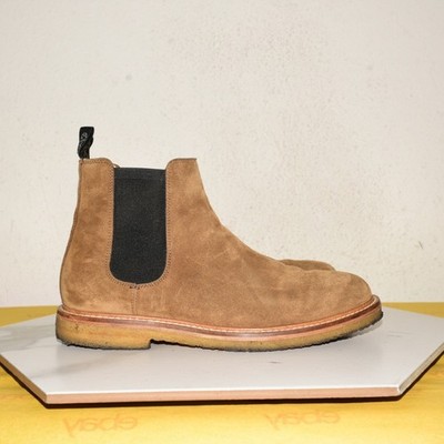 Todd Snyder Nomad Chelsea Suede Boots Brown Men US 10.5 M