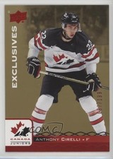 2017 Upper Deck Team Canada Juniors Exclusives Red /199 Anthony Cirelli #14 7rg