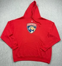 Florida Panthers Hoodie Sweatshirt Mens 2XL NHL Hockey Pullover Old Time Sports