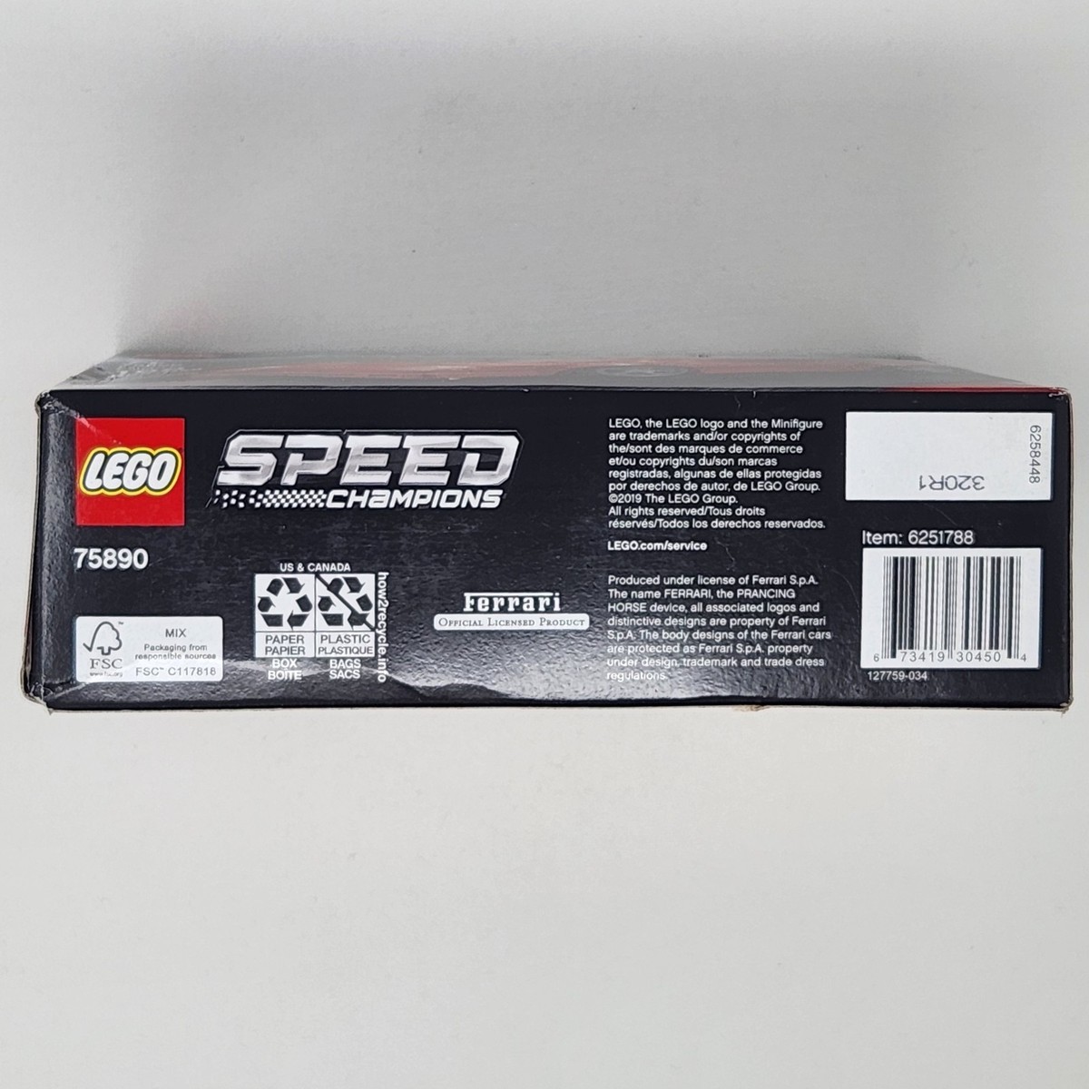 LEGO Speed Champions Ferrari F40 Competizione 75890 RETIRED SEALED