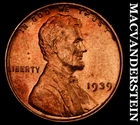 1939 Lincoln Wheat Cent- Choice Gem Brilliant Unc Luster No Reserve #J5681
