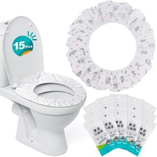 Portable Toilet Mat - Disposable Toilet Seat Cover Waterproof Non-Woven Fabric
