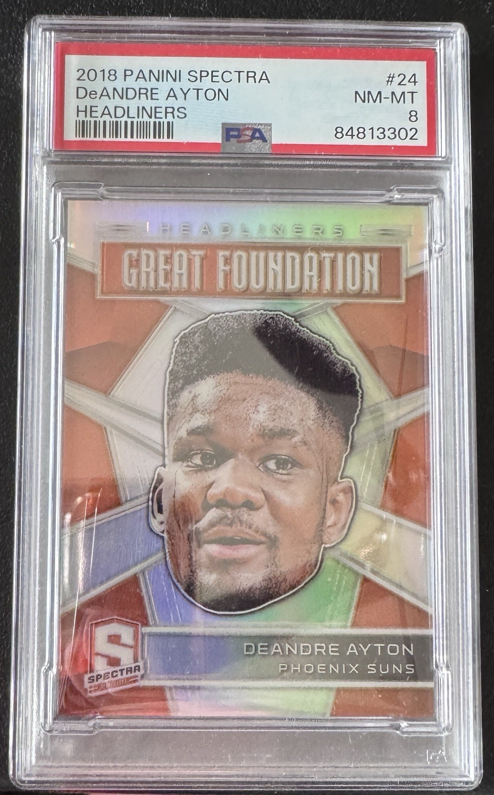 2018-19 Panini Spectra - Headliners DeAndre Ayton #24 (RC)