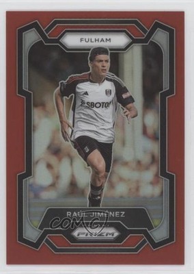 2023-24 Panini Prizm Premier League Red Prizm /199 Raul Jimenez #163 i7u