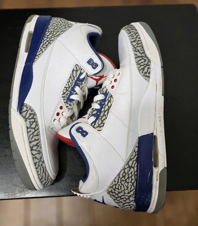 Jordan 3 True Blue 2016 para hombre talla 10,5 Foto 3 de 4