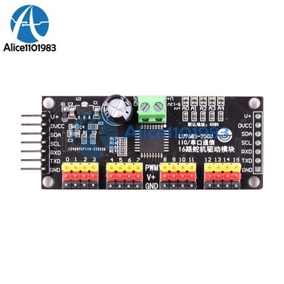 LU9685 Chip 16-Channel PWM/Servo Driver Control Board I2C Module *cm