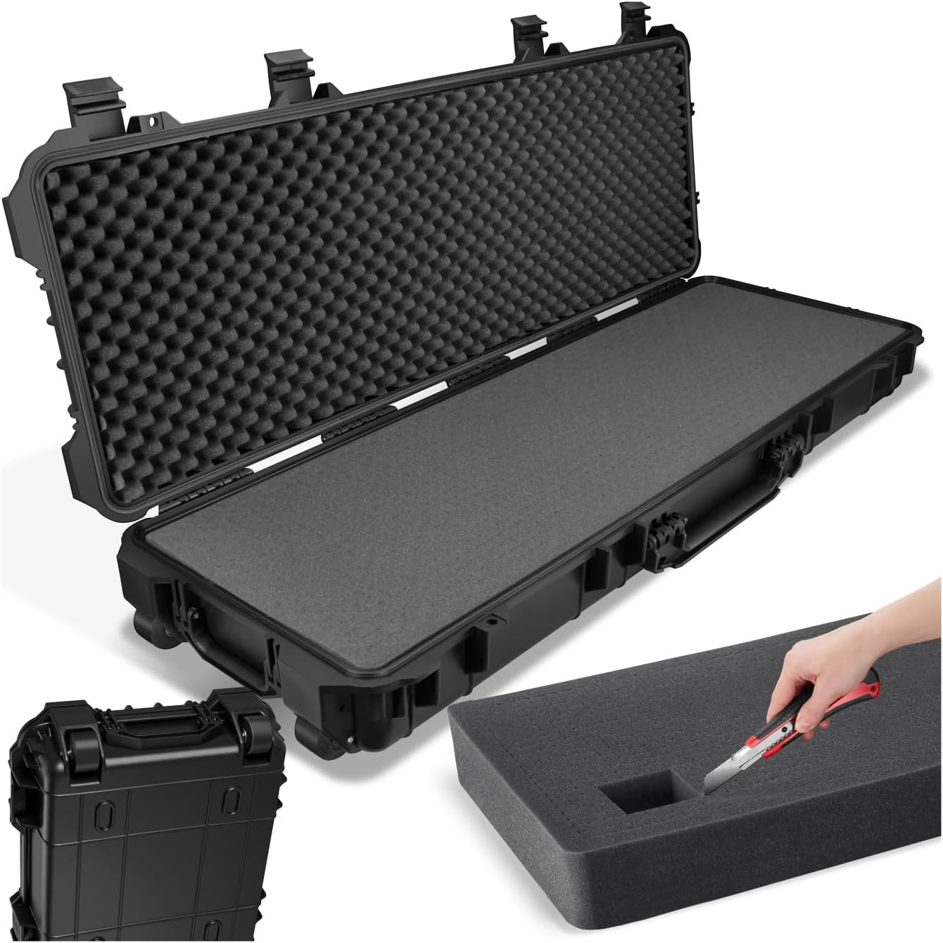 Malette de protection pour armes longues fusils appareil photo reflex et caméscopes