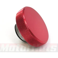 Billet Aluminum Radiator Cap 16 lb. PSI Knurled Grip Muscle Car Hot Rod RED 