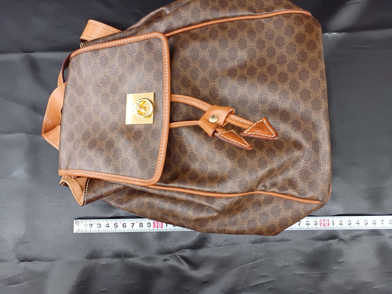 Macadam Pattern Mini Backpack Model Number M14 CE… - image 13