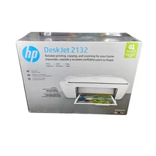 HP DeskJet 2132 All-in-One Printer-Scan-Copy New Open Box Condition