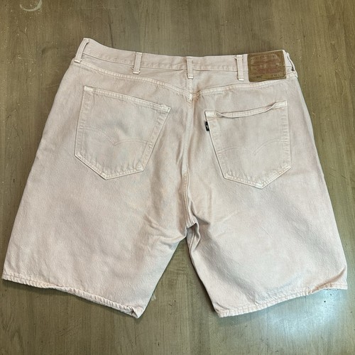 Levi's 501 Shorts Men's Original Fit Denim Shorts Size 40 Pink Premium - Picture 5 of 9