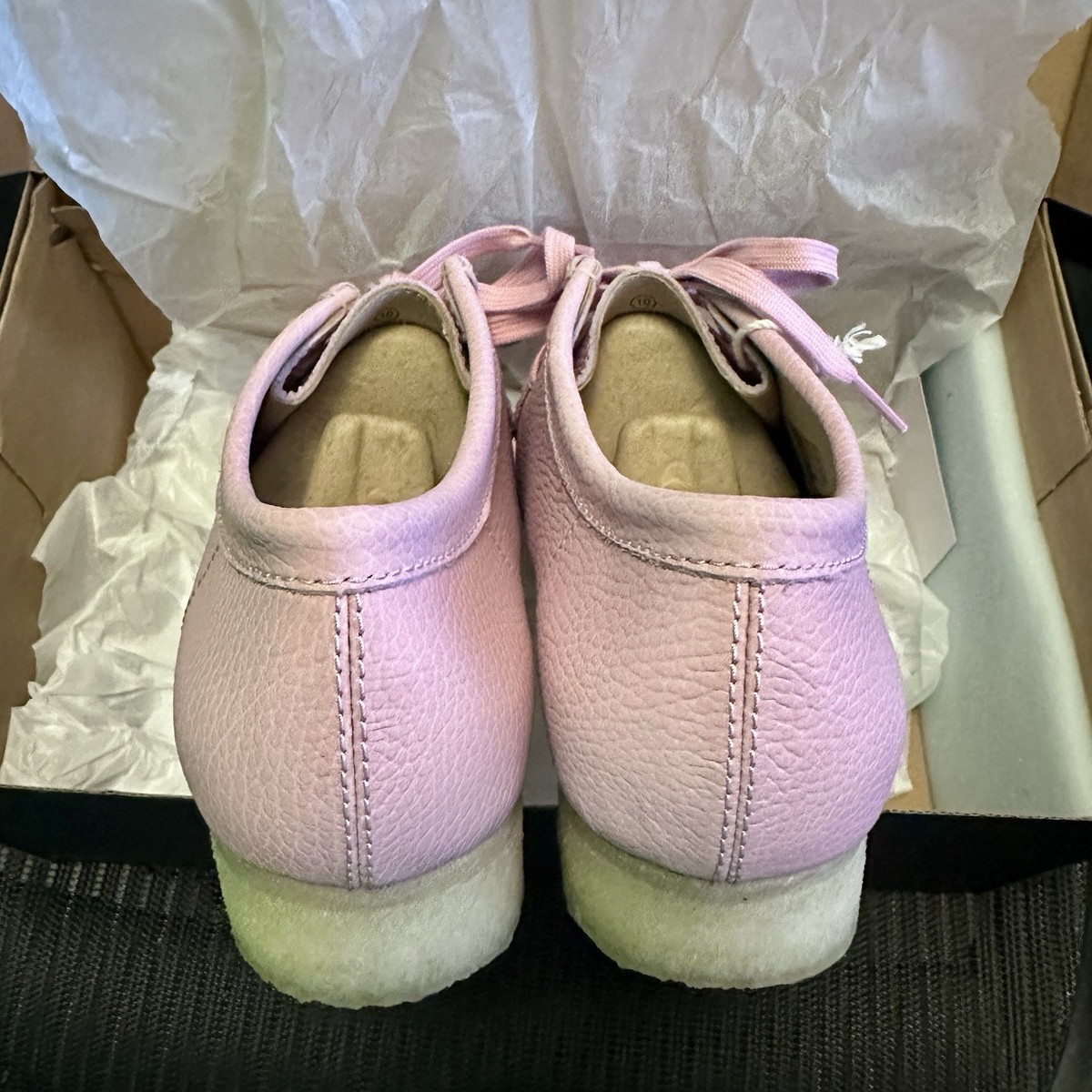 Supreme x Clarks Originals Wallabee Pink Reflective SS25
