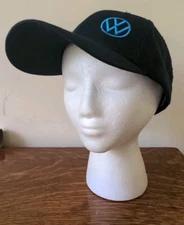 Volkswagen VW DriverGear Men's Strap Back Hat Blue Gray Black Adjustable