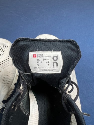 Scarpe stringate uomo 9,5 On Cloud X 4 bianco sporco nere corsa passeggio atletiche casual - Foto 3 di 24