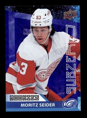 MORITZ SEIDER 2021-22 UD ICE #V-58 SUB ZERO ROOKIE CARD RC BF8631