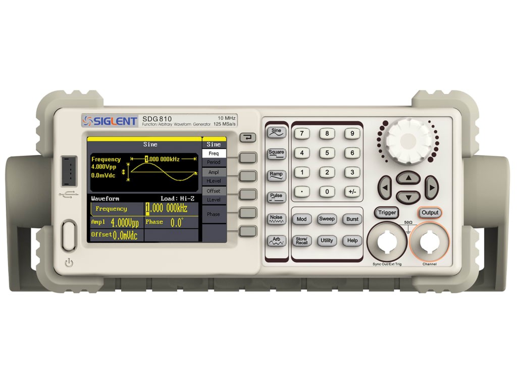 Siglent SDG810 - Function/Arbitrary Waveform Generator (1