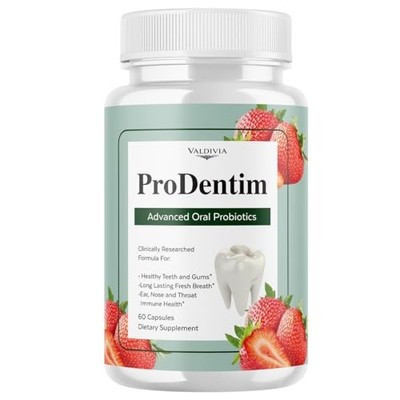ProDentim Oral Health Probiotic Supplement Capsules Gums Teeth 1 Pack 60Ct