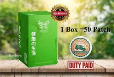 ORIGINAL Itsuki Kenko Natural Detox Foot Patch Herbal Cleanse 50 Sachets