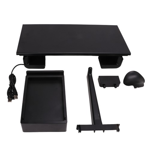 Monitor Stand Riser Ergonomic Design USB Charging Adjustable Monitor Riser De FY - Afbeelding 22 van 24