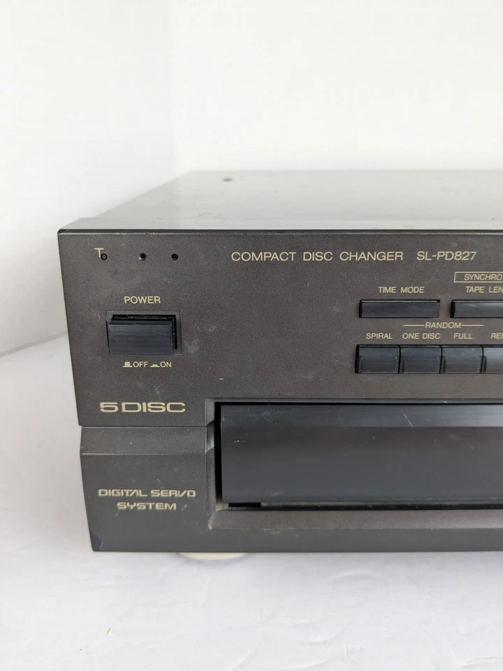 Technics SL-PD827 5-Disc Player *Tested Works* CD Changer No Remote Mash Japan - Image 2 of 4