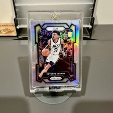 2023-24 Panini Prizm Keyonte George RC Rookie Silver Holo Prizm SP Rare #127