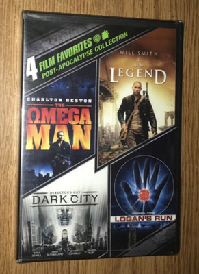 THE OMEGA MAN I AM LEGEND LOGAN S RUN DARK CITY DVD POST APOCALYPSE FAVORITE NEW