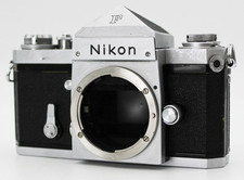  Exc 4 Nikon F Eyelevel Finder 35mm SLR Film Camera Silver Body from JAPAN