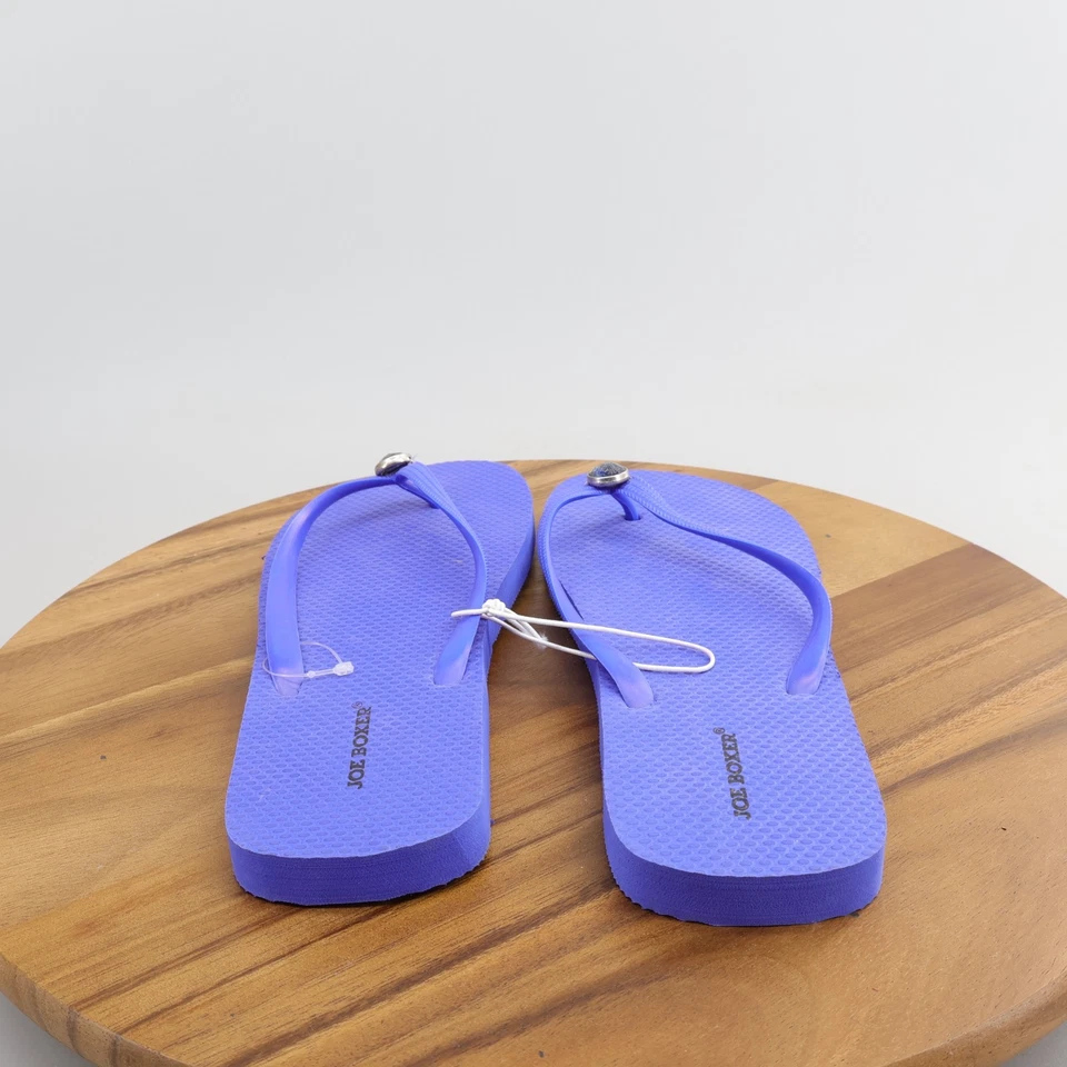Joe Boxer Women's Mimi Blue Slippers Flip Flops Size 9/10 - Image 4 of 4