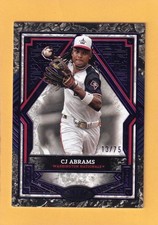 2025 Topps Tier One Purple Foil #49 CJ Abrams Washington Nationals 13/75 NM-MT+