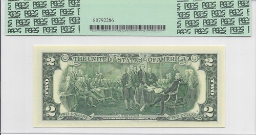 2009 $2 NEW YORK * STAR * ⭐️. PCGS Very Choice NEW 64 PPQ. Only 128,000 Printed - Picture 3 of 3