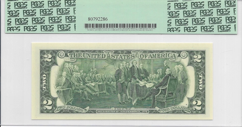 2009 $2 NEW YORK *  STAR * ⭐️. PCGS Very Choice NEW 64 PPQ. Only 128,000 Printed - Image 3 of 3