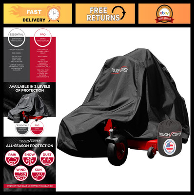 Heavy-Duty Zero Turn Mower Cover - 600D Waterproof Fabric, UV & Wind Resistant,