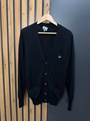 Vivienne Westwood Black Cardigan Size L Orb Logo | eBay