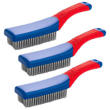 Wire Brushes Set, Stainless Steel Wire Brushes for Cleaning Rust Paint Removal w