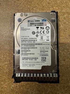 HP EG0300JFCKA 300GB 10K SAS 781514-003