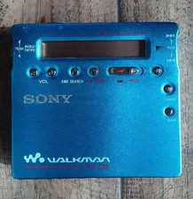 SONY MZ-R900 Blue Walkman MD Mini Disc Portable Player Recorder Japan