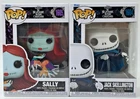 Funko Pop! Tim Burton's Disney NBX Sally #1605 Jack Skellington #1604 Set of 2