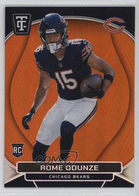 2024 Totally Certified Mirror Platinum Orange 81/99 Rome Odunze Rookie RC 0y8x