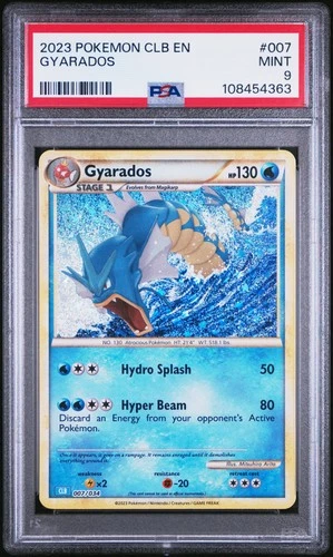 Pokemon Card Gyarados 007 PSA 9 Classic Collection