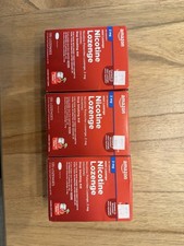 3 Mini Nicotine Polacrilex Lozenge, 2 Mg, Cherry Ice Flavor 135 Pack EXP 01/27