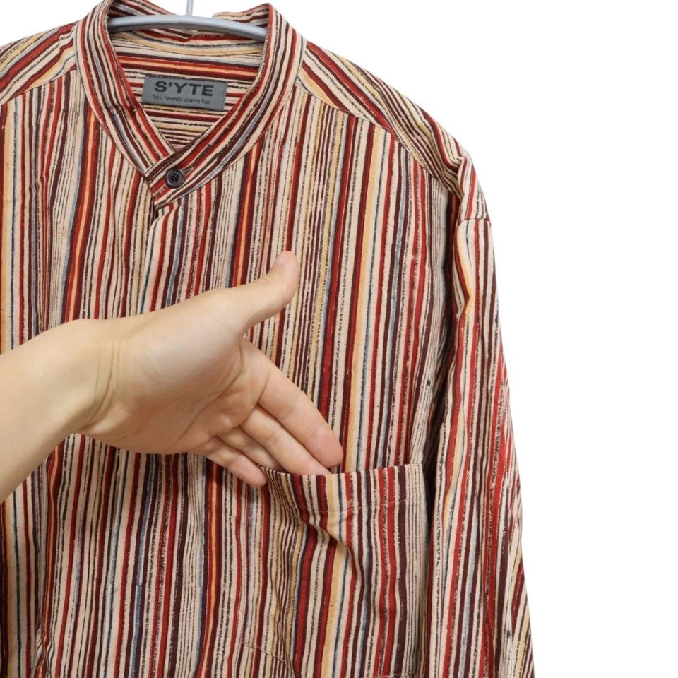 CAMISA A RAYAS USADA N-89 SYTE SITE YOHJI YAMAMOTO TALLA 3 EXCELENTE ESTADO IR Foto 3 de 4