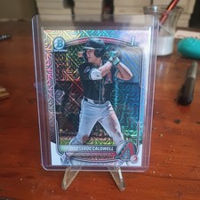2025 Bowman Slade Caldwell Chrome Mega Box Refractor 1st #BCP-21 Diamondbacks